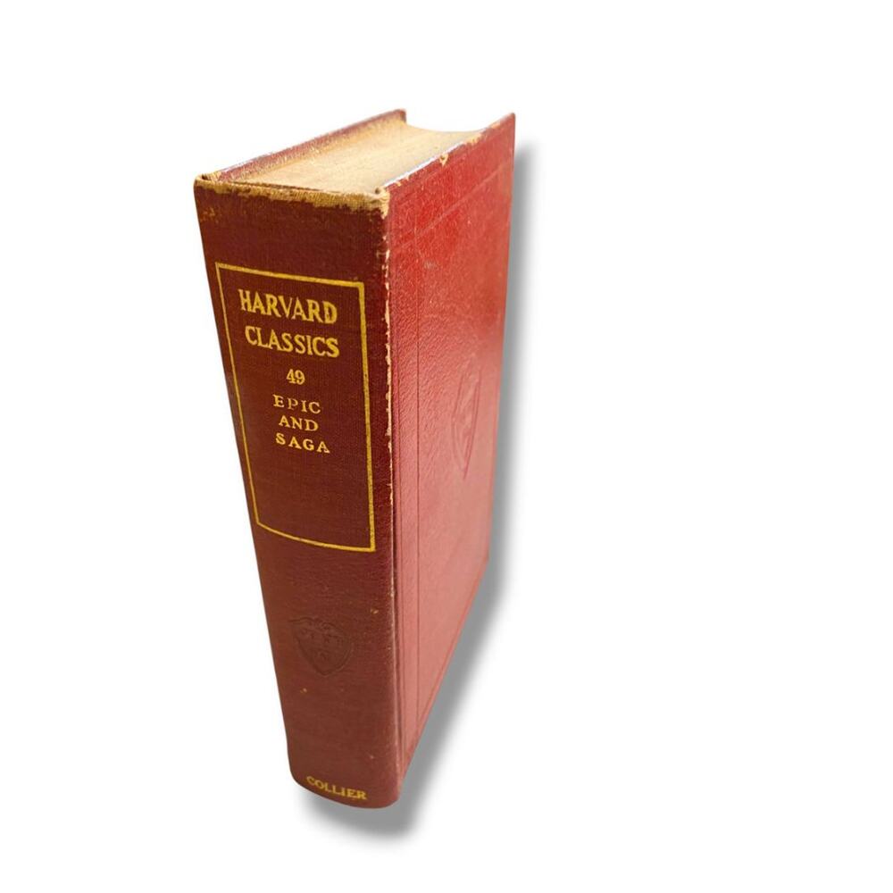 Harvard Classics 49 Epic and Saga 1910 Hardcover Book Collier & Son